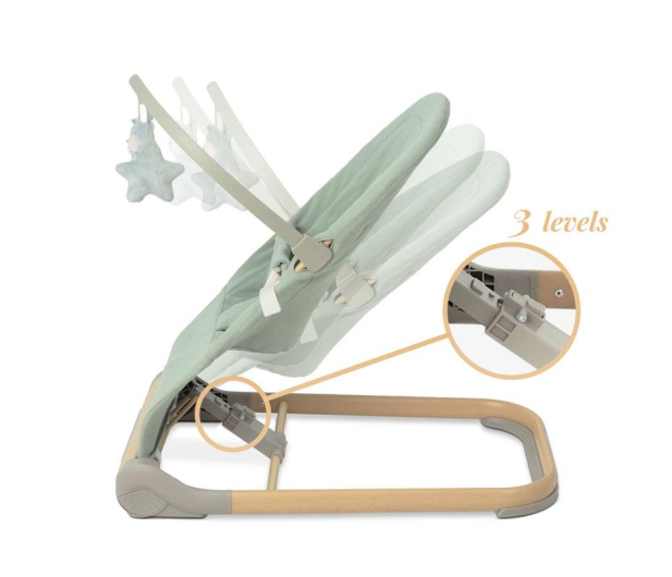 NENO NESSO LIGHT GREEN leżaczek dla dzieci - 1360071 - zdjęcie 3